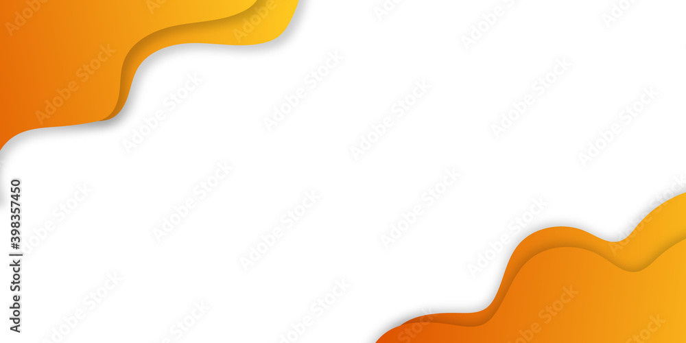 Modern simple yellow white wave abstract liquid background with white space for text Modern simple yellow white wave abstract liquid background with white space for text