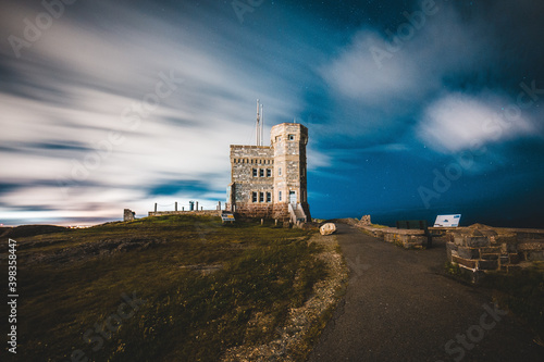 Cabot Tower on Signal Hill in St John's, Newfoundland. St. John's, Newfoundland and Labrador, Canada.