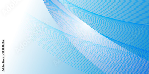Blue White Gradient Abstract Background with blank space for text. Blue white corporate business presentation background