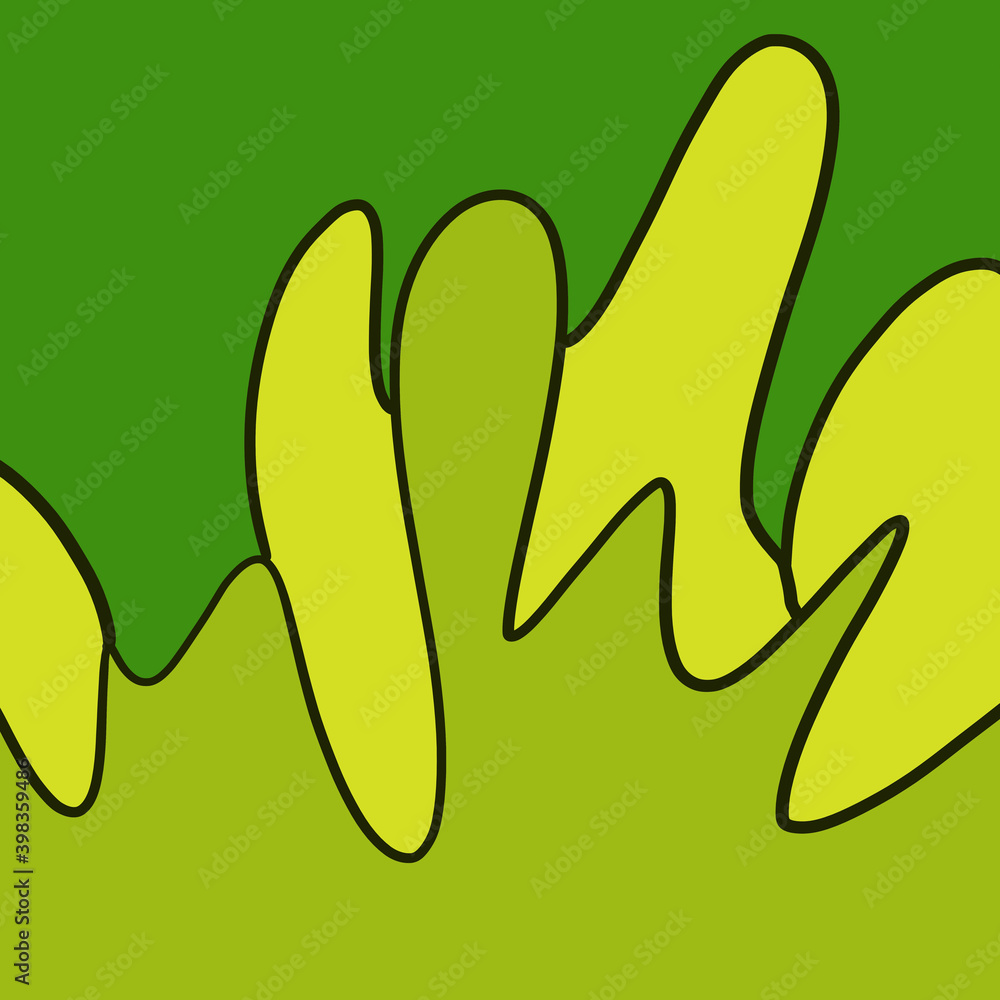 Cartoon Grass wallpaper art poster background green illustration design Cartoon Grass wallpaper art poster background green illustration design