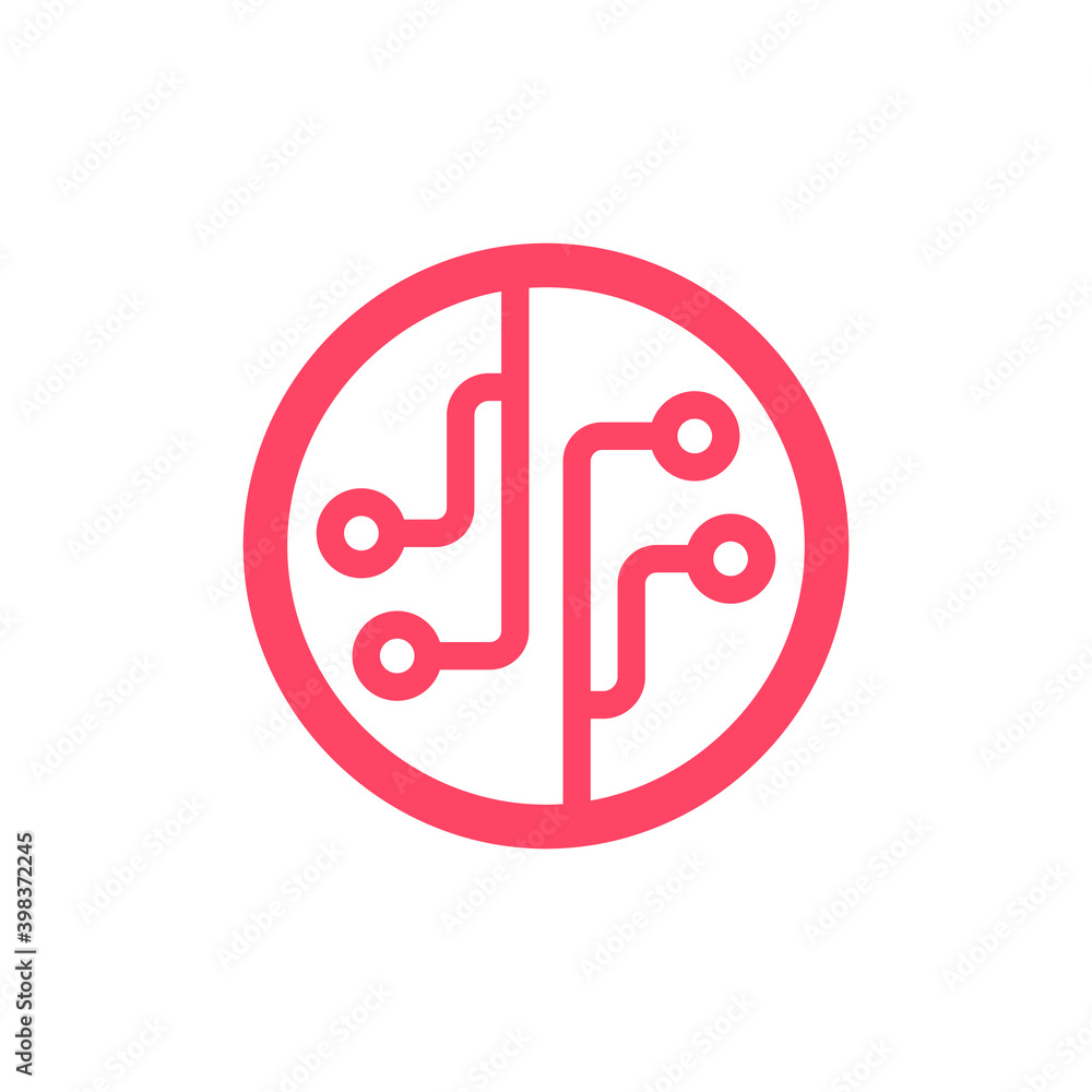 Circuit board, technology vector icon. Web site design, logo, app. Computer, network, communication, tech icon. Vector stock illustration. Circuit board, technology vector icon. Web site design, logo, app. Computer, network, communication, tech icon. Vector stock illustration.