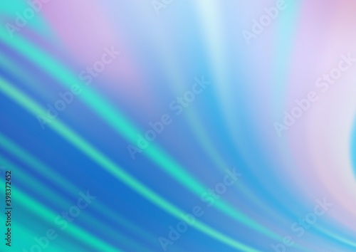 Light BLUE vector blurred shine abstract background. Colorful illustration in abstract style with gradient. Brand new design for your business.