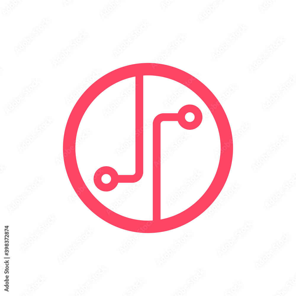 Circuit board, technology vector icon. Web site design, logo, app. Computer, network, communication, tech icon. Vector stock illustration. Circuit board, technology vector icon. Web site design, logo, app. Computer, network, communication, tech icon. Vector stock illustration.