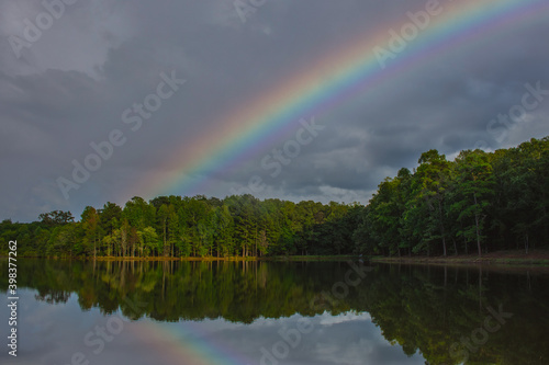 Rainbow over the Fish Pond