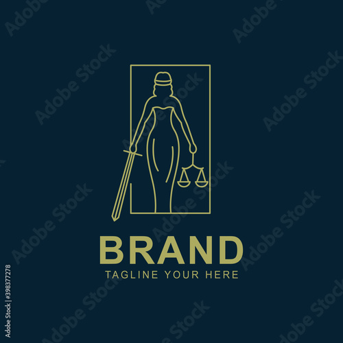 Law Firm,Law Office, Lawyer services, Luxury vintage crest logo, Vector logo template