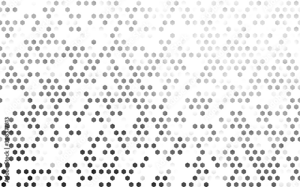 Light Silver, Gray vector cover with set of hexagons. Illustration with set of colorful hexagons. New design for website's poster, banner. Light Silver, Gray vector cover with set of hexagons. Illustration with set of colorful hexagons. New design for website's poster, banner.