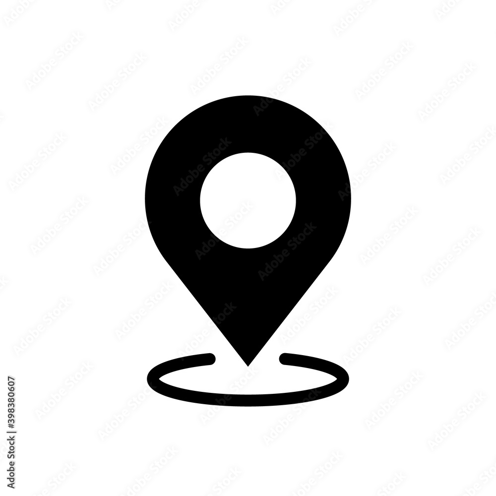 Location icon. Map pin vector symbol. Location icon. Map pin vector symbol.