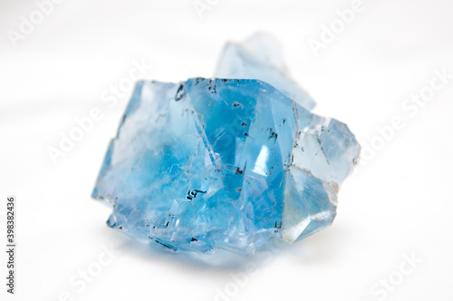 Foto vibrant blue fluorite