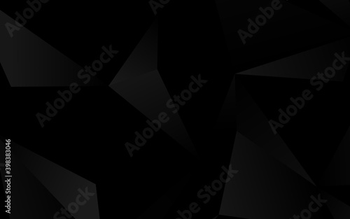 Dark Red vector polygonal pattern. A vague abstract illustration with gradient. Template for your brand book.