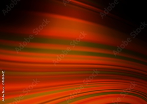 Dark Orange vector blurred shine abstract background. Creative illustration in halftone style with gradient. The best blurred design for your business.