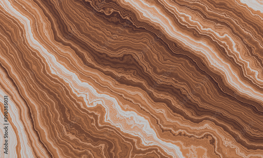 3D rendered brown abstract texture background.