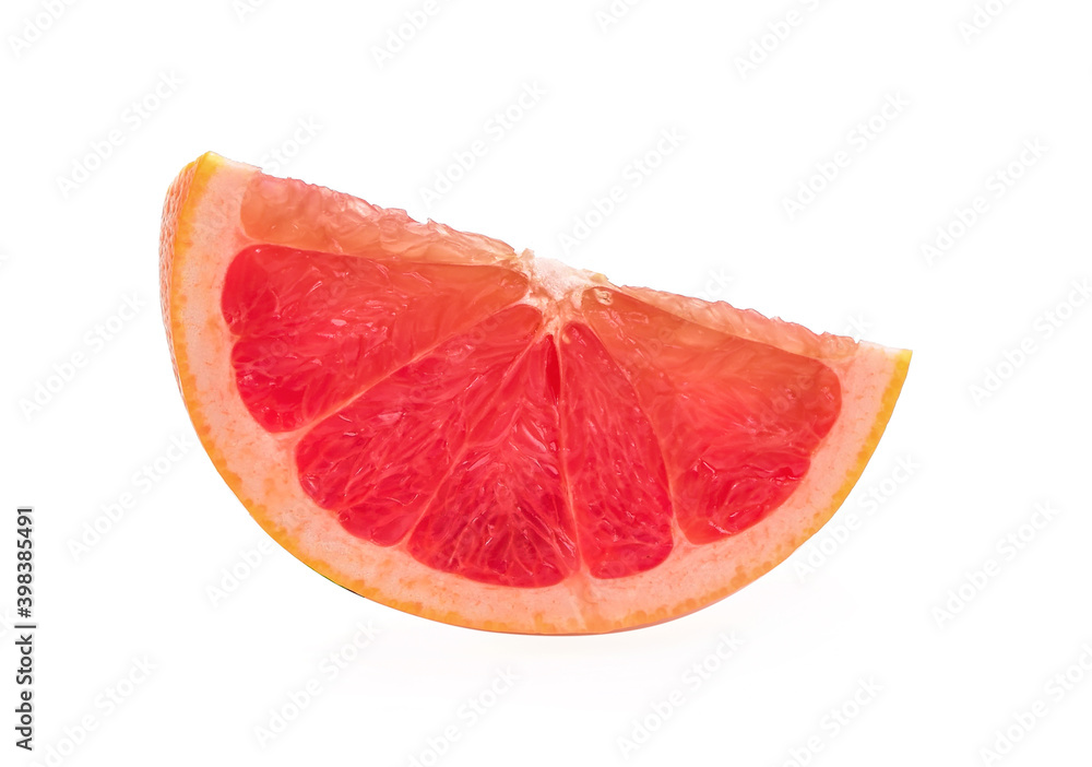 Orange slice isolated on white background Orange slice isolated on white background