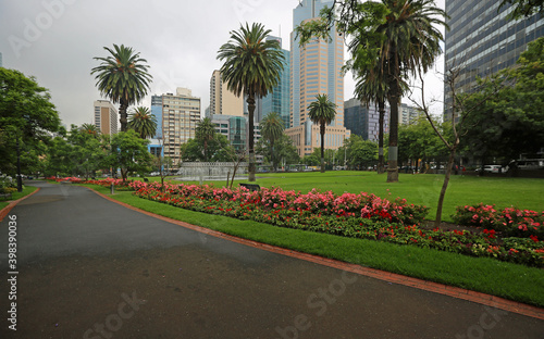 Path in Parliament Garden - Melbourne, Victoria, Australia