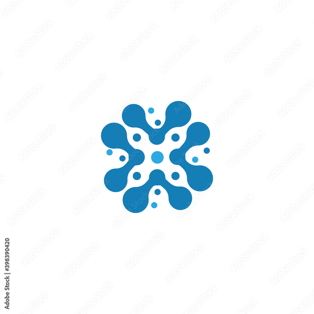 Molecule symbol logo template vector illustration design Molecule symbol logo template vector illustration design