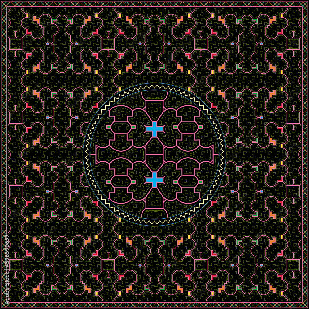 7 of 12 Shipibo Conibo artwork patterns HD set Stock Vector | Adobe Stock