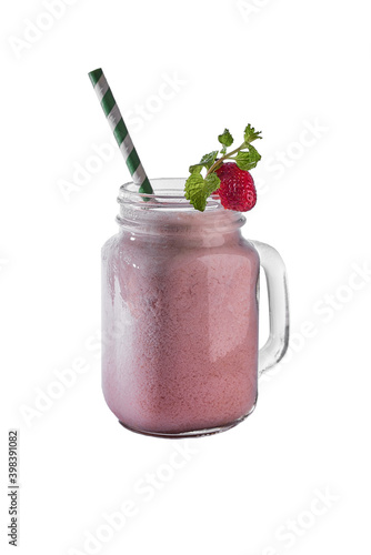 yogurt with strawberry © Loginov Sergei