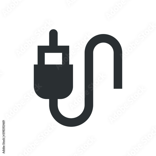 TV cable connector icon