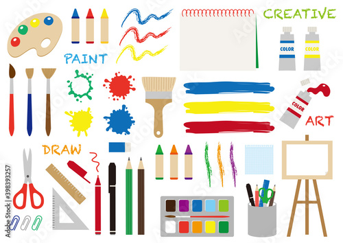 タイトル	アート　イラスト　素材　道具　絵の具