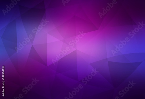 Light Purple, Pink vector abstract mosaic pattern.