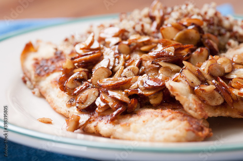 fillet of sole with almonds photo