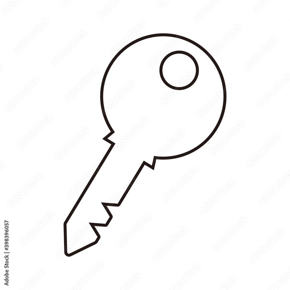 key icon vector illustration sign key icon vector illustration sign