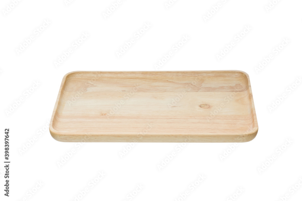 Rejection of plastic concept. Empty Wooden plate isolated on white background. Rejection of plastic concept. Empty Wooden plate isolated on white background.