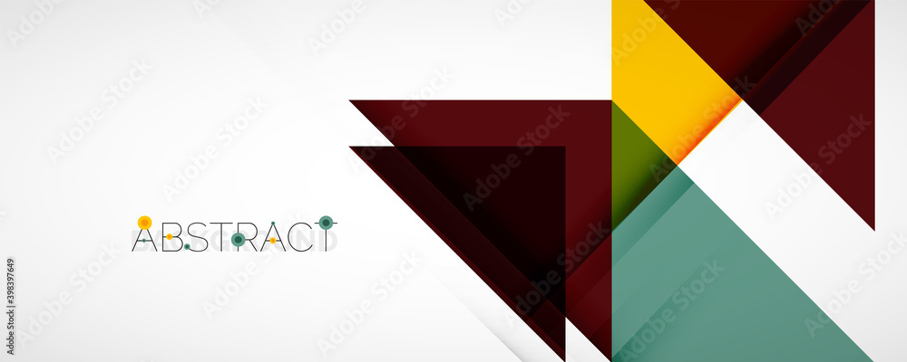 Set of vector triangle geometric backgrounds. Vector illustration for covers, banners, flyers and posters and other designs Set of vector triangle geometric backgrounds. Vector illustration for covers, banners, flyers and posters and other designs