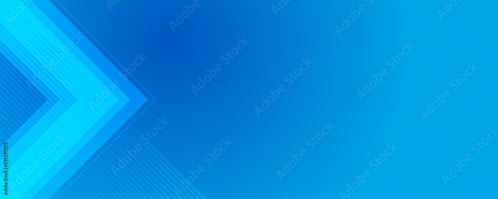 Obraz premium Blue banner abstract background