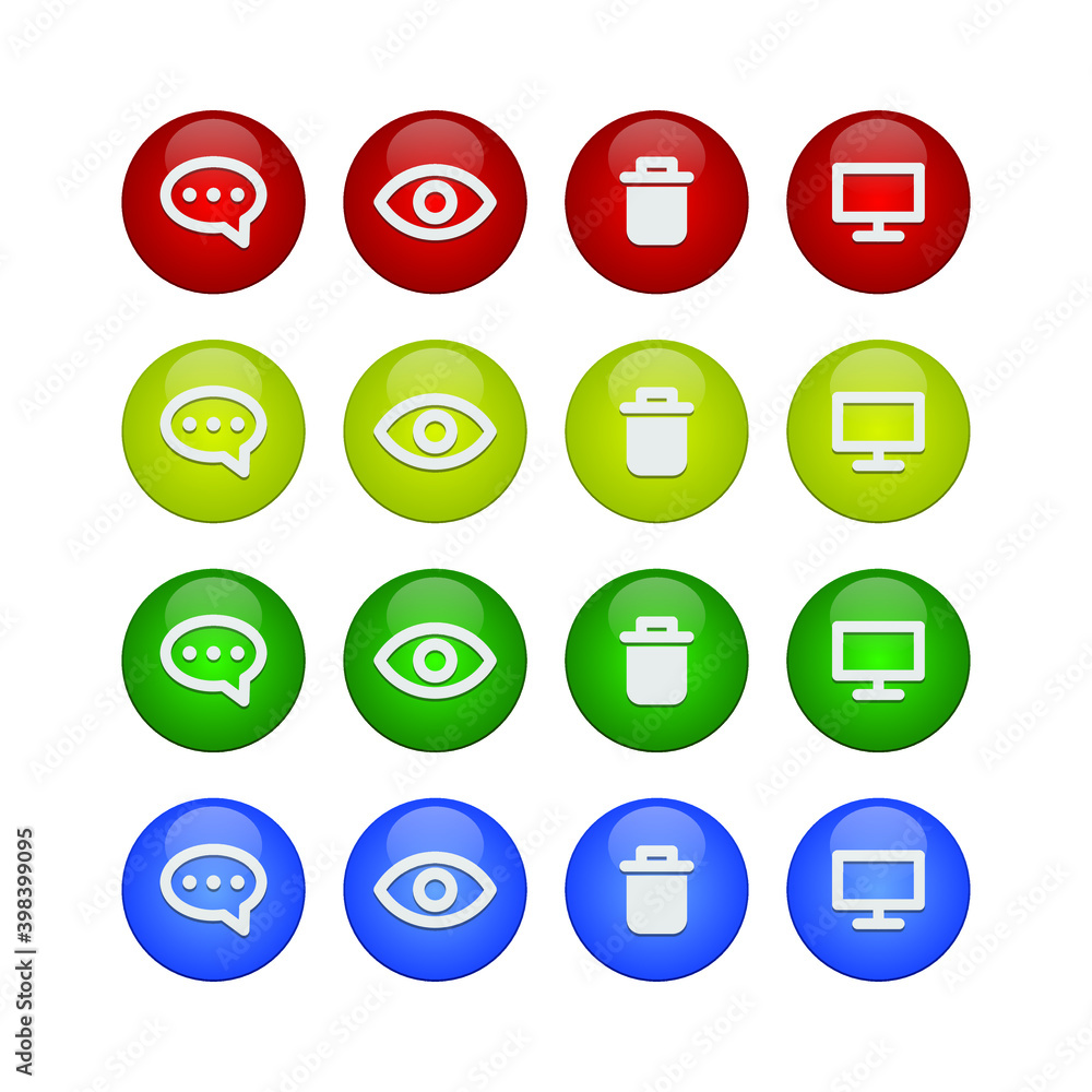 COLORED WEB ICON 8 COLORED WEB ICON 8