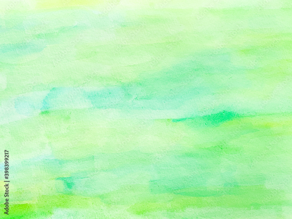 green paper  background with watercolor texture