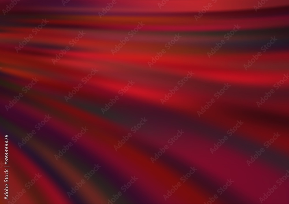 Light Red vector template with lines, ovals. An elegant bright illustration with gradient. New composition for your brand book. Light Red vector template with lines, ovals. An elegant bright illustration with gradient. New composition for your brand book.