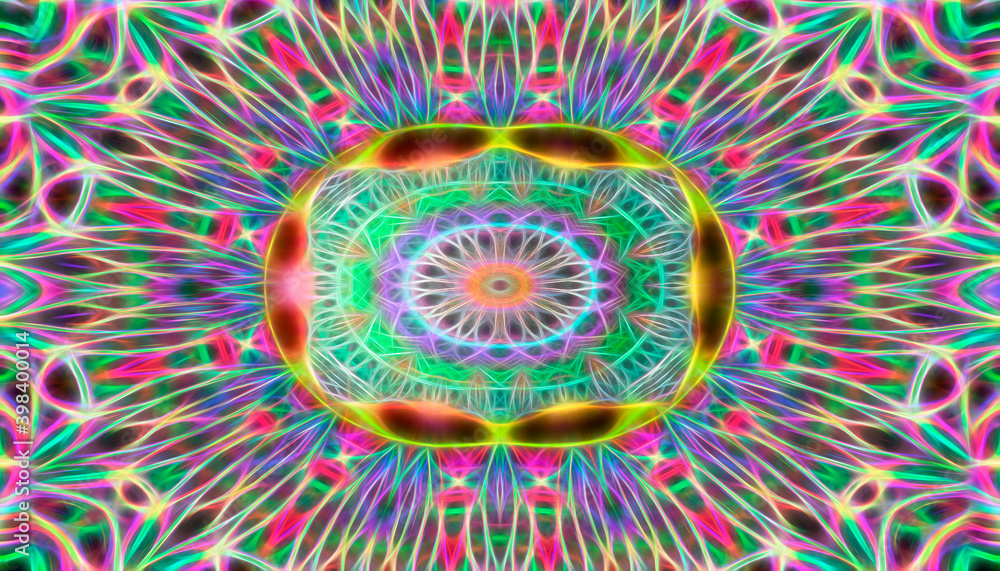 Fototapeta premium Abstract background with beautiful ornaments.