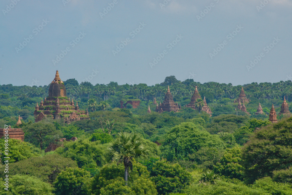 a large castle on a hill