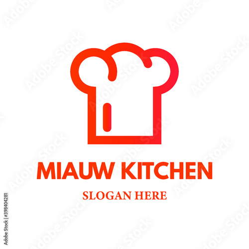 Logo of a restaurant. Food and Drink. Modern restaurant. Vector logo design