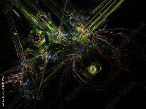 Imaginatory fractal background Image