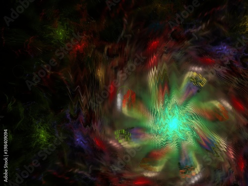 Imaginatory fractal background Image