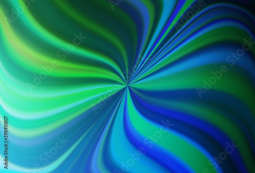 Light Blue  Green vector blurred pattern.