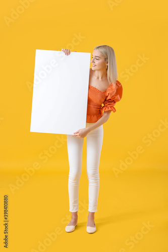Beautiful young woman with ...