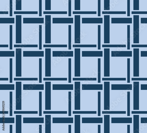 Japanese Square Weave Vector Seamless Pattern