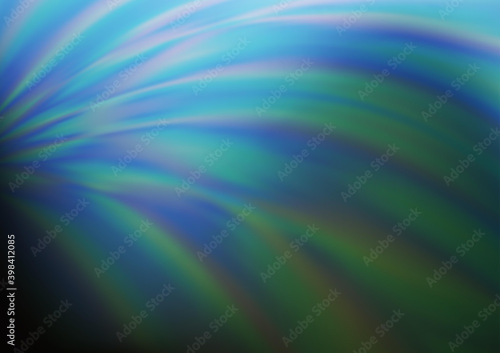 Light BLUE vector blurred shine abstract background. A vague abstract illustration with gradient. Brand new design for your business.