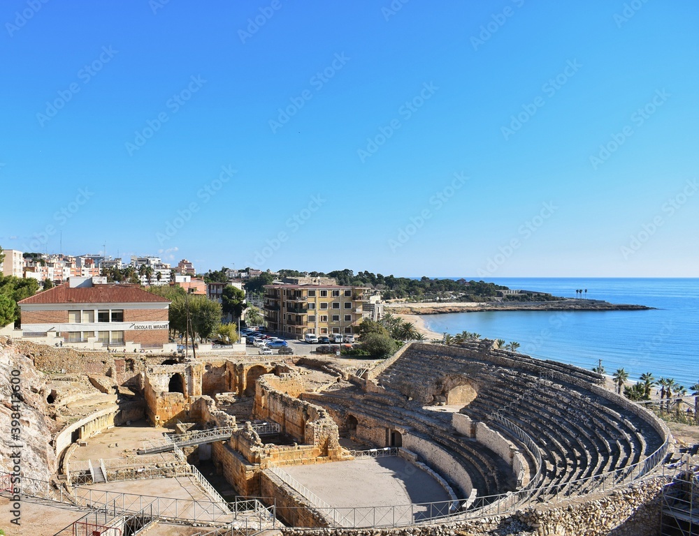 Roman Amphitheater in Tarragona, Catalonia, Girona