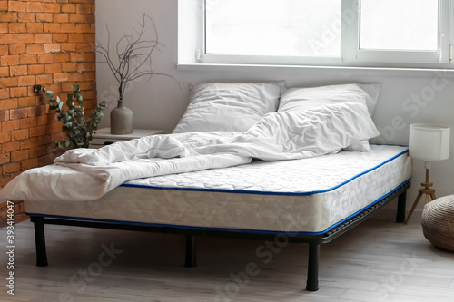 Bed with comfortable orthop...