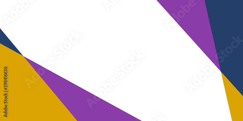 Business conference simple template invitation with orange yellow gold purple blue color and space for text. Geometric magazine conference or poster business meeting design banner