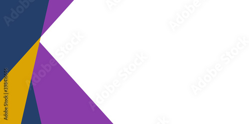 Business conference simple template invitation with orange yellow gold purple blue color and space for text. Geometric magazine conference or poster business meeting design banner