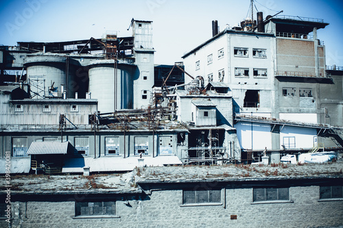 Abandoned factory in Keratsini photo