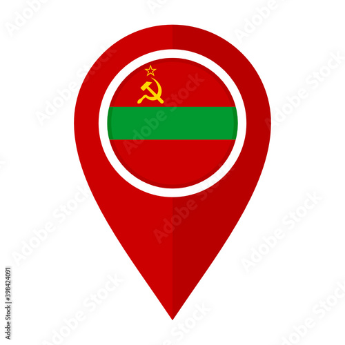 flat map marker icon with moldovian soviet socialist republic flag isolated on white background Free Download flat map marker icon with moldovian soviet socialist republic flag isolated on white background - GFXLoad