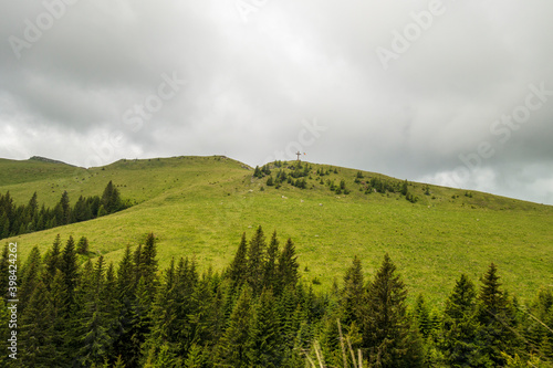 View from Bucegi mountains  Romania  Bucegi National Park