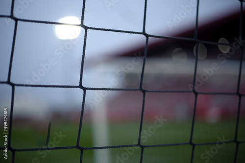 Football/soccer stadium net field 