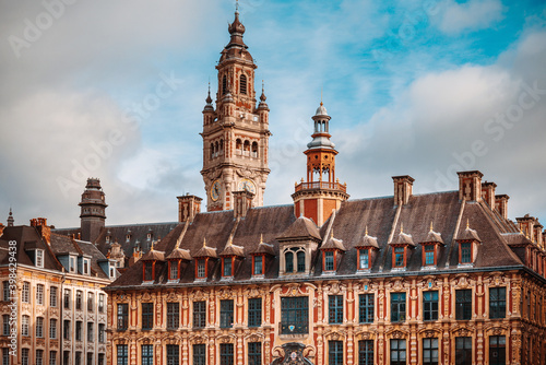 Fototapeta Naklejka Na Ścianę i Meble -  Renaissance stock exchange in Lille, France