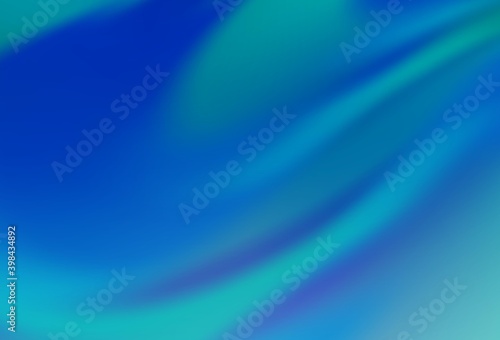 Light BLUE vector blurred bright texture.
